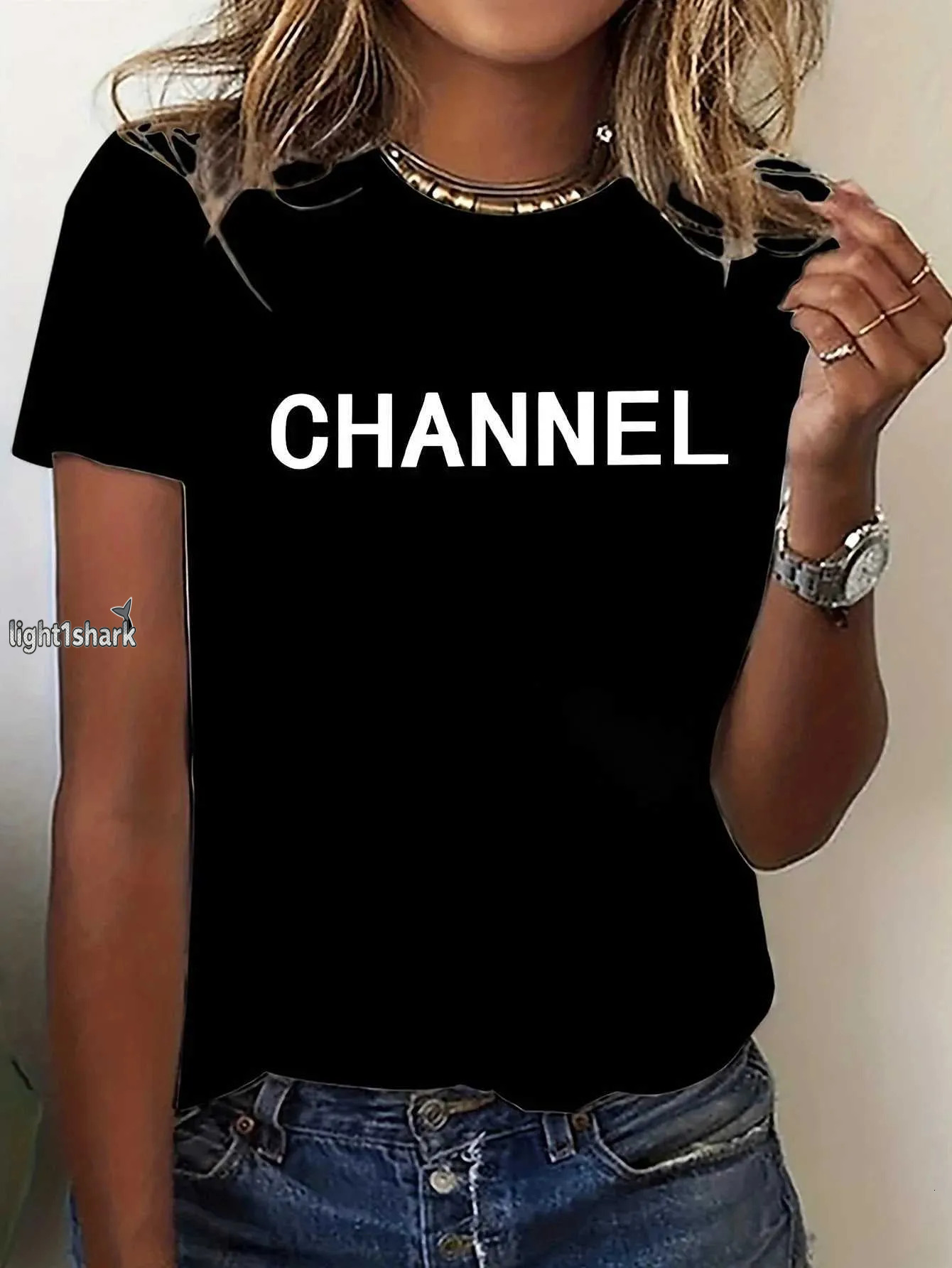 cc tshirt vest Luxury Designer Women's Crew Neck Sleeveless Pullover cc Sweater Top Shirt 9b5 007