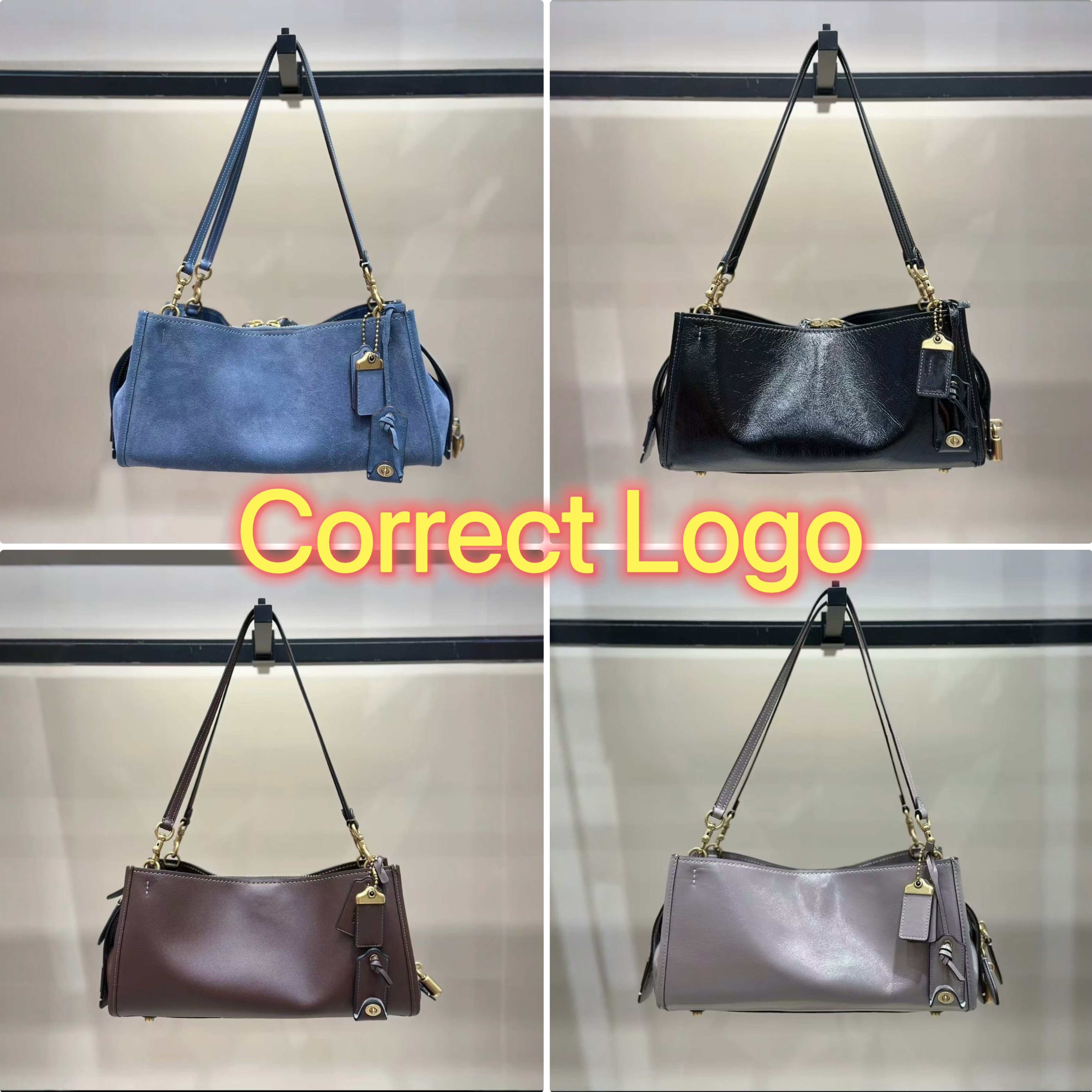 10A Top Quality Rogue 34 Satchel Underarm Bag For Women Luxury Designer Handbag Purse 2026 New In Vintage PU Oil Waxed Multi-Story Lock Shoulder