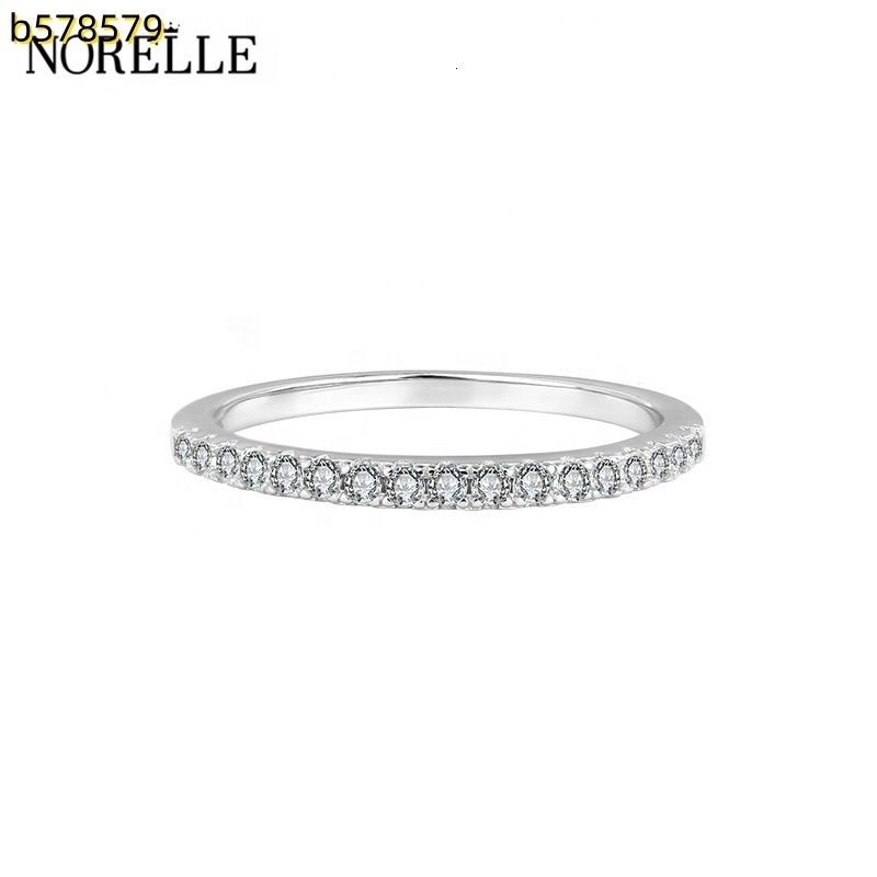 Wholesale 925 Sterling Silver Eternity Stackable Engagement Rings Factory Supply Moissanite Wedding Band for Women and Men