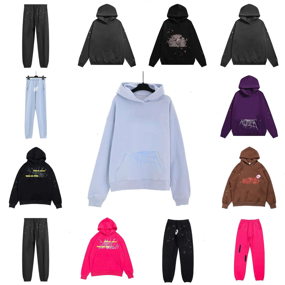 Spyder High Quality Designer Spider Hoodies Sweatshirt Hip Hop Sweatpants Graphic Young Thug Y2k Foam Letter Bubble Printed Syder Hoodie b6