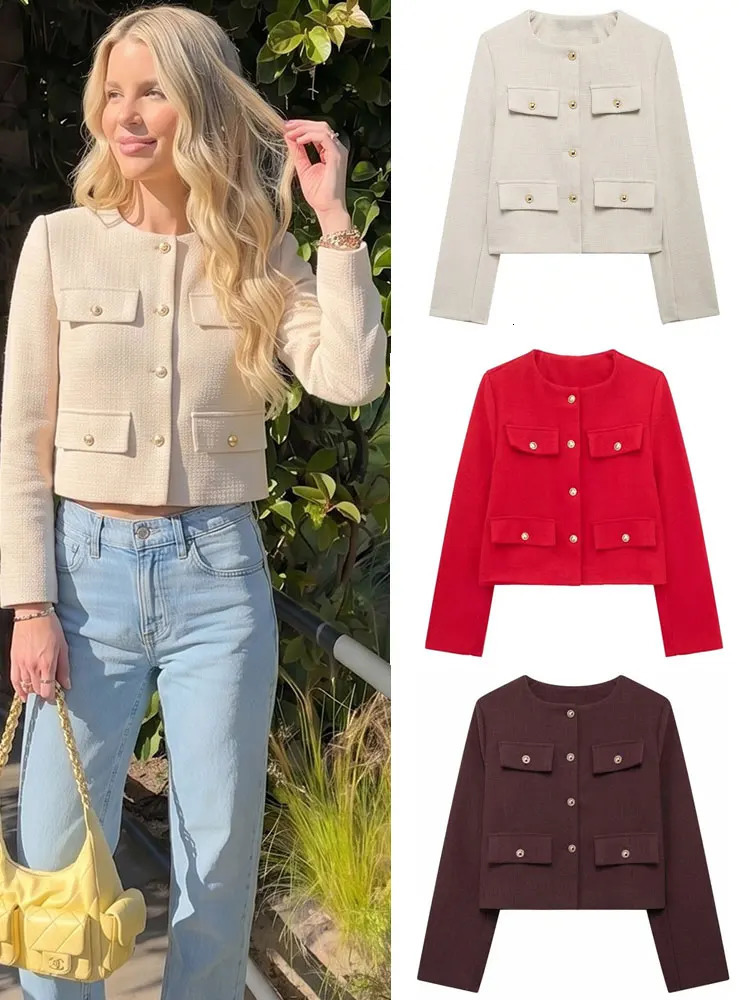 HH Vintage Womens Slim Single Breasted Outwear Long Sleeve Pocket Jacket Casual Office Workwear Weekend Fashion Party Coat 260717BJ