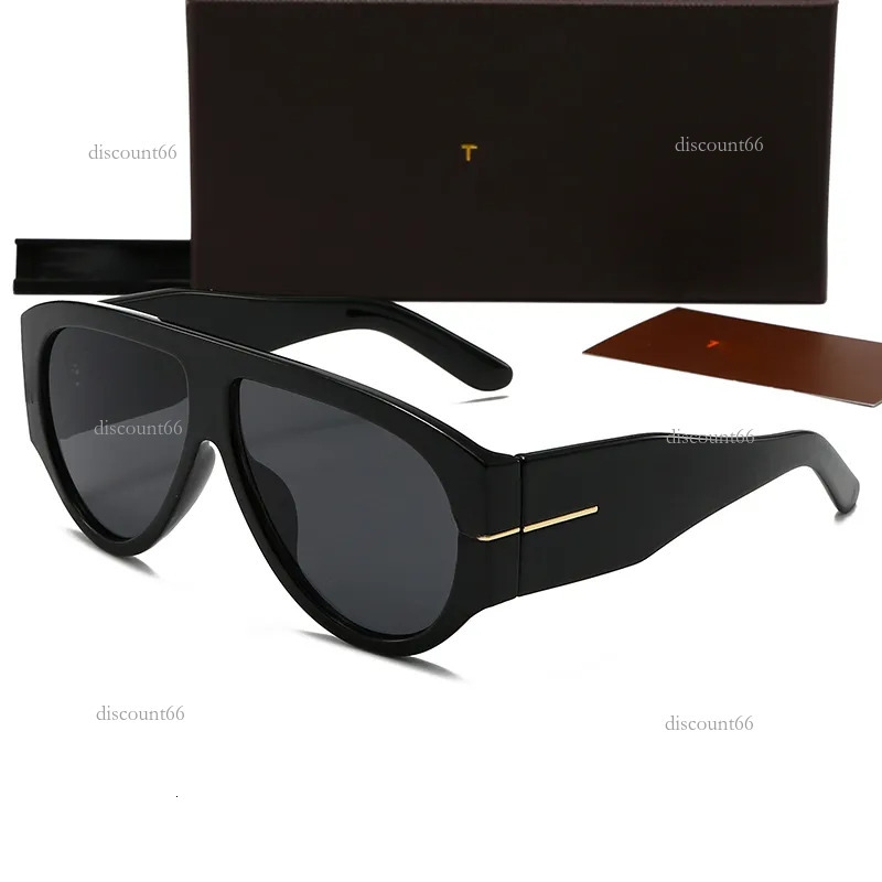 Sunglasses Designer sunglasses Fashion Eyewear T Line Accent Temple Oversized Square Frame Black Grey Minimalist Luxury Shades For Men Daily Commute