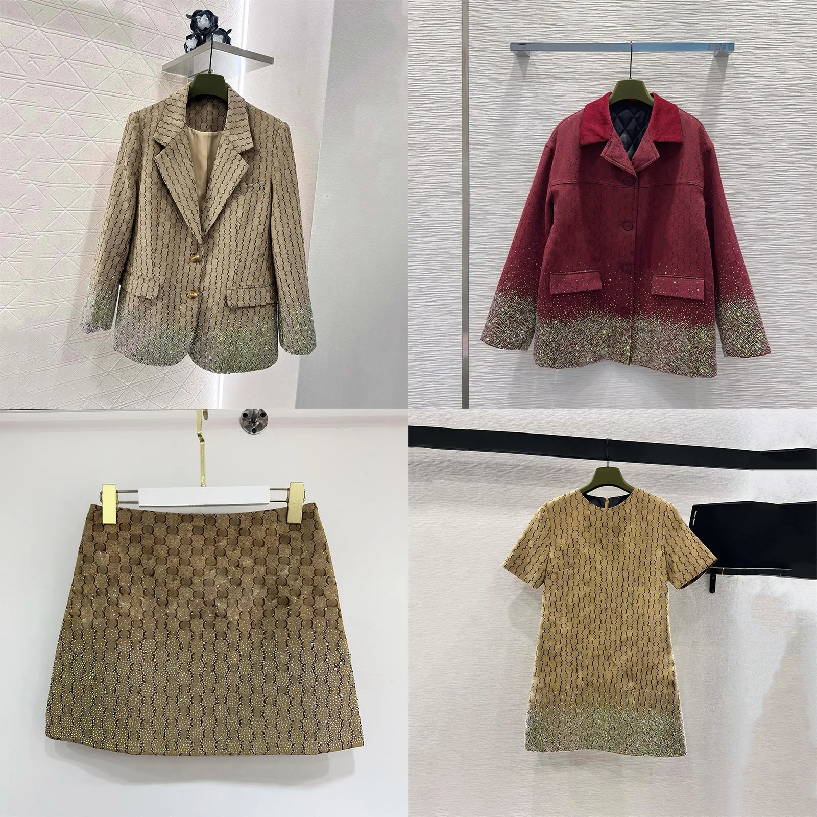 High Quality Short Womens Mini Skirt Jacquard Dress Classic Style Designer Summer Basic Casual Short Slim Skirt Womens Luxurious Woman Full Letter