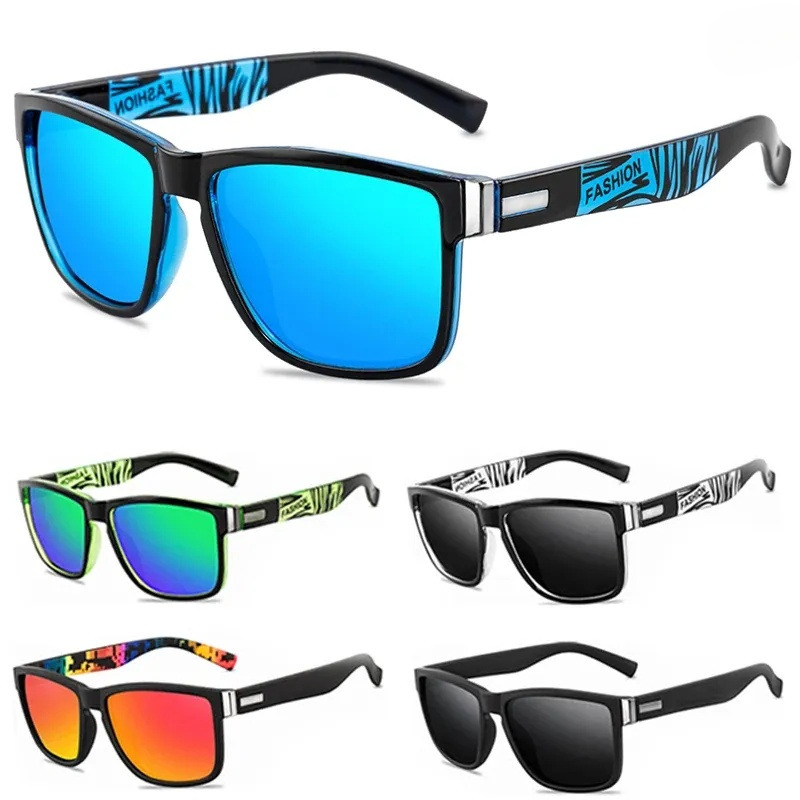 Sunglasses Polarized Outdoor Bike Cycling Goggles Eyewear UV400 Men Women Square Brand Vintage Classic Driving Sun Glasses o'k