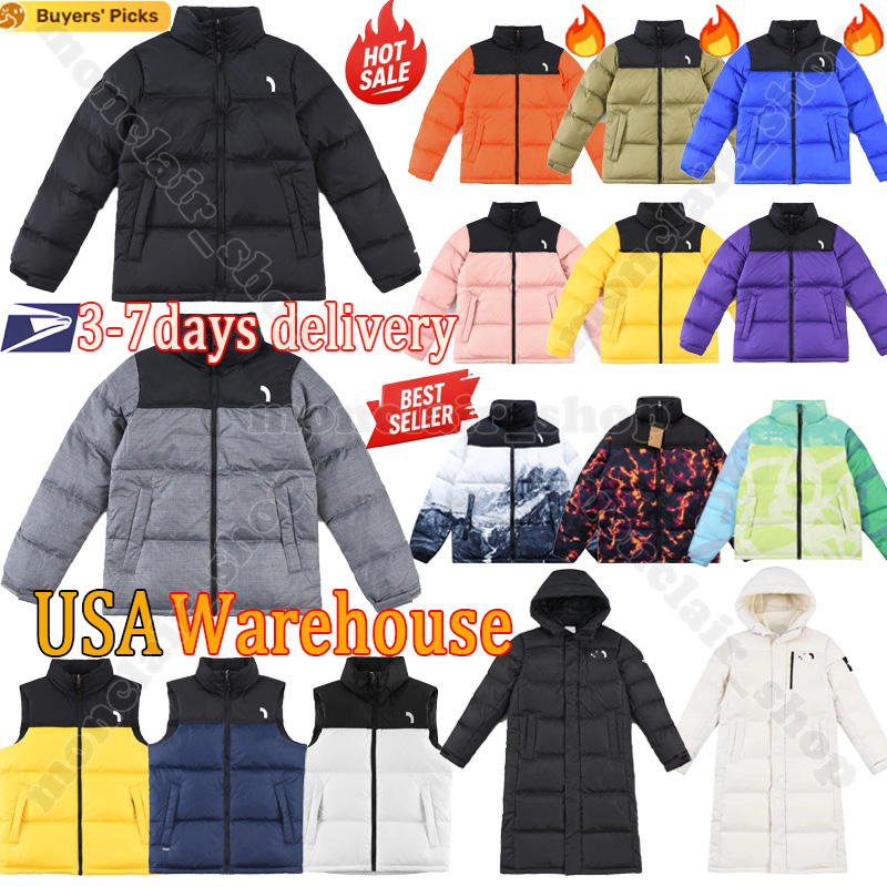 Mens doudoune northism jacket 700 puffer jacket winter womens jackets splice embroidery puffer jacket Warm Letter Print Outwear Multiple colour prin
