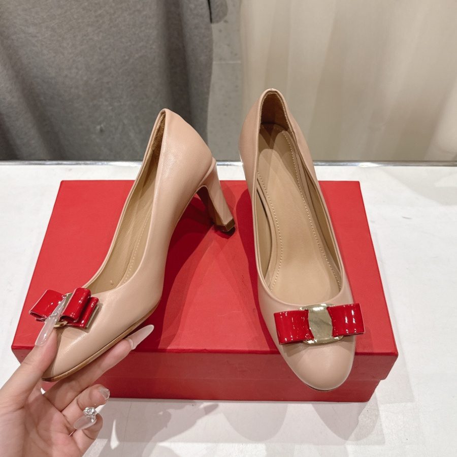 Chaussures habillées de créateur femme talons hauts sandale classique Bow Slingbacks talons hauts en cuir véritable chaussures formelles sandales