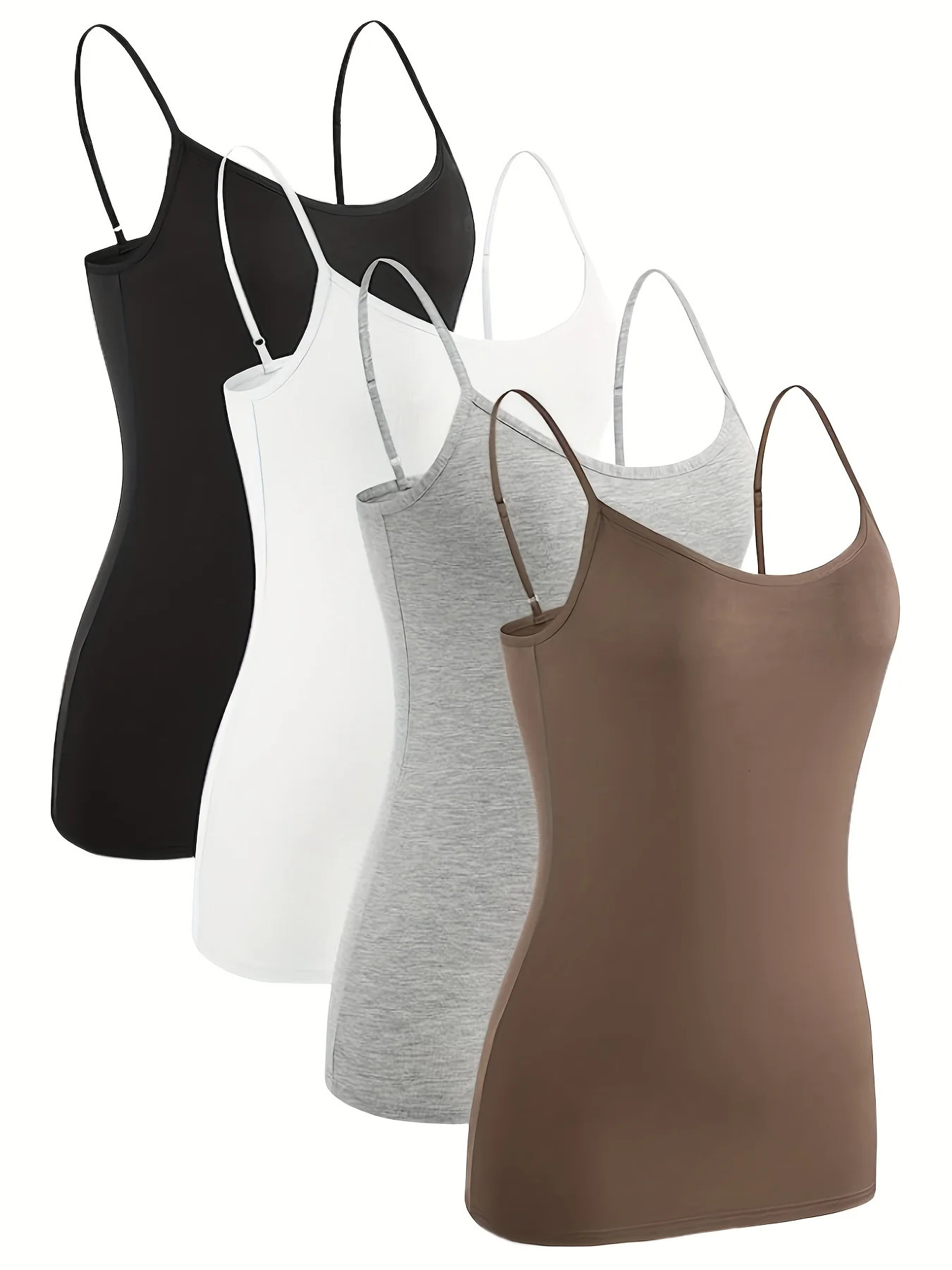Camisole tops casual crewneck summer sleeveless womens clothing 260717BJ