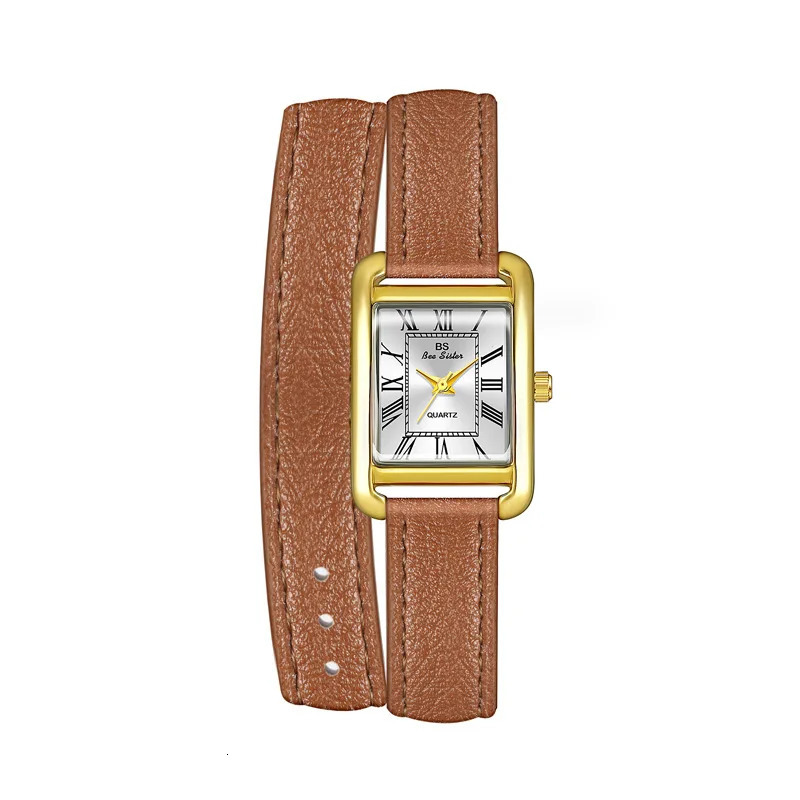 Womens Watch Elegant Retro Small Square Watch High Quality Leather Strap Waterproof Wristwatch Gift For Girlfriend 260717