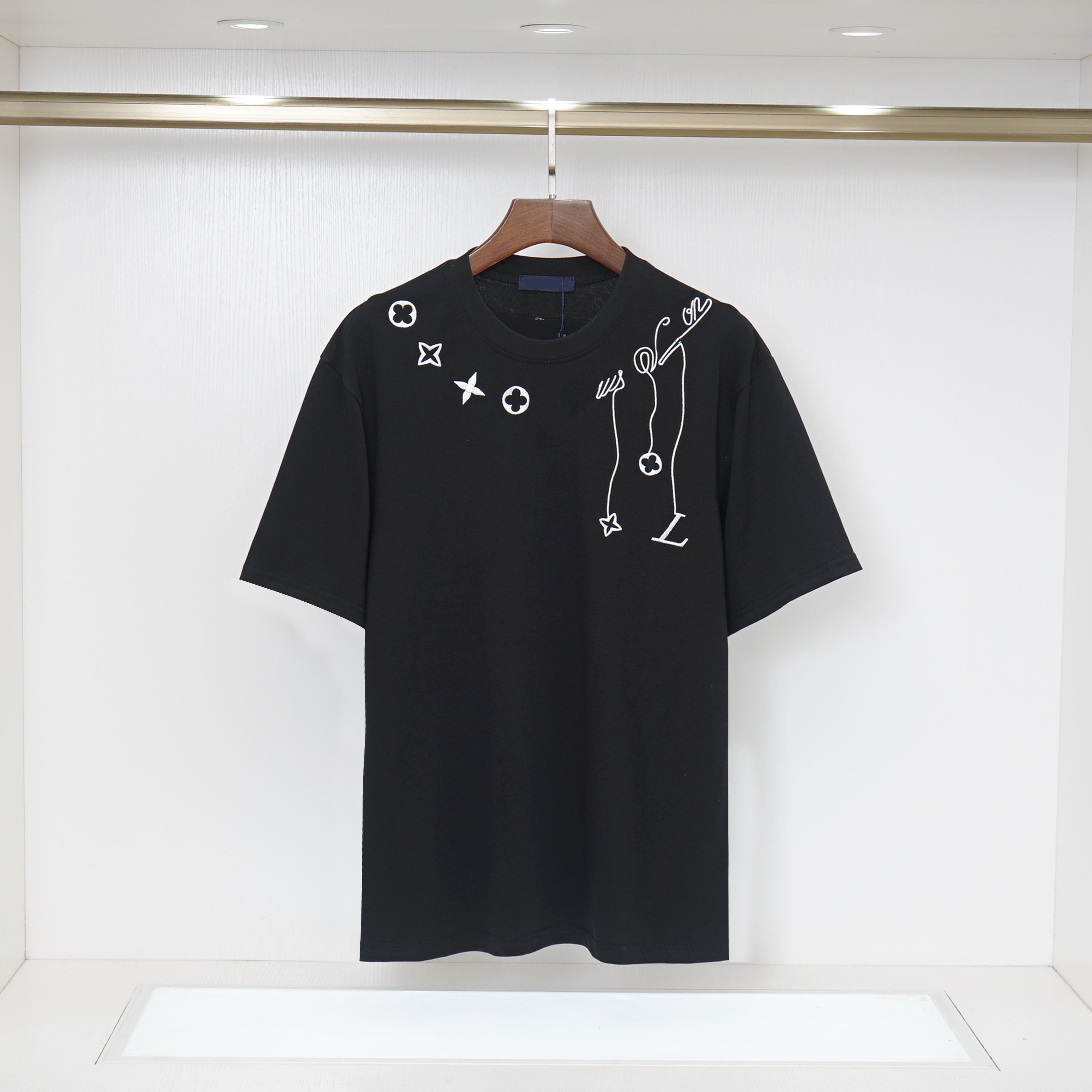 Mens T-Shirts Designer T-shirt Casual Mens Womens T-shirt Letters 3D Stereoscopic printed short sleeve best-selling luxury me clothg Asia size S--2X