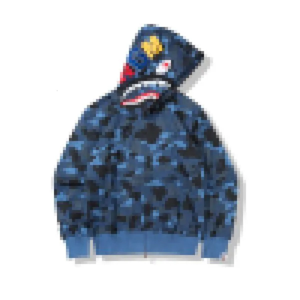 Baps Hoodie Designer Unisex Cool Popular Camouflage Shark Hooded Fleece Jacket Babe Streetwear Men Designer Hoodie Hip Hop Rap Skateboard Jacket 2F9