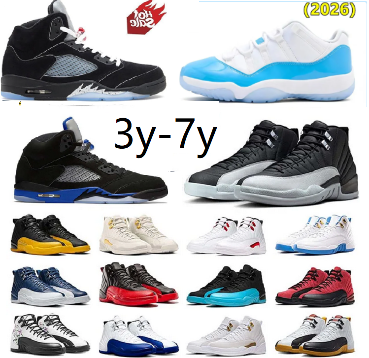 Designer Sneaker 5s 14s 6s 5s 12s 11s Basketball Shoes 12 for Big boy Cherry Wolf Grey Red Taxi Game Royal Lavender Blue Outdoor Sports Boys Girls T
