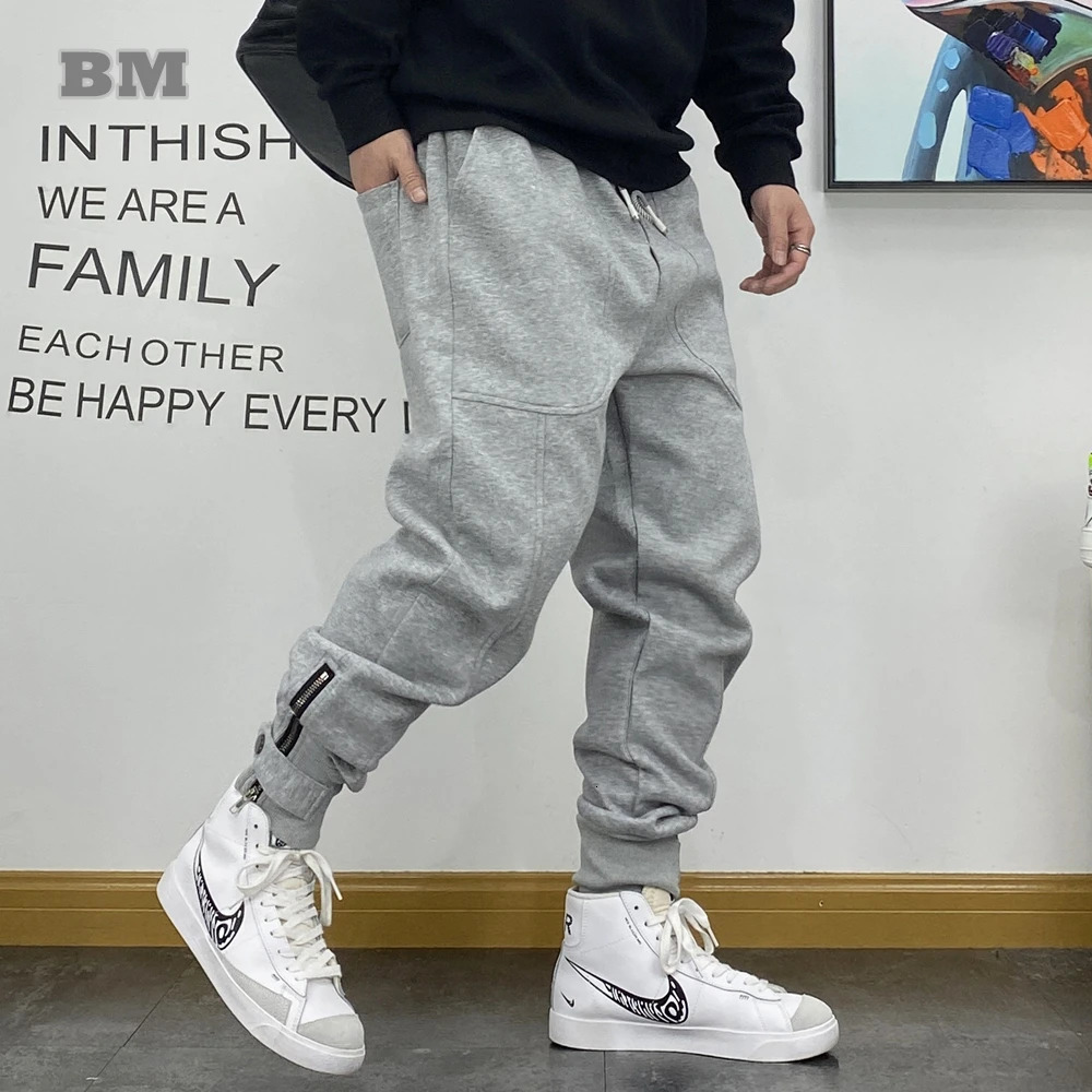 American Casual Harem Sweatpants Loose Oversized Jogging Pants Men Clothing Streetwear Hip Hop Joggers Harajuku Sport Trousers 260717