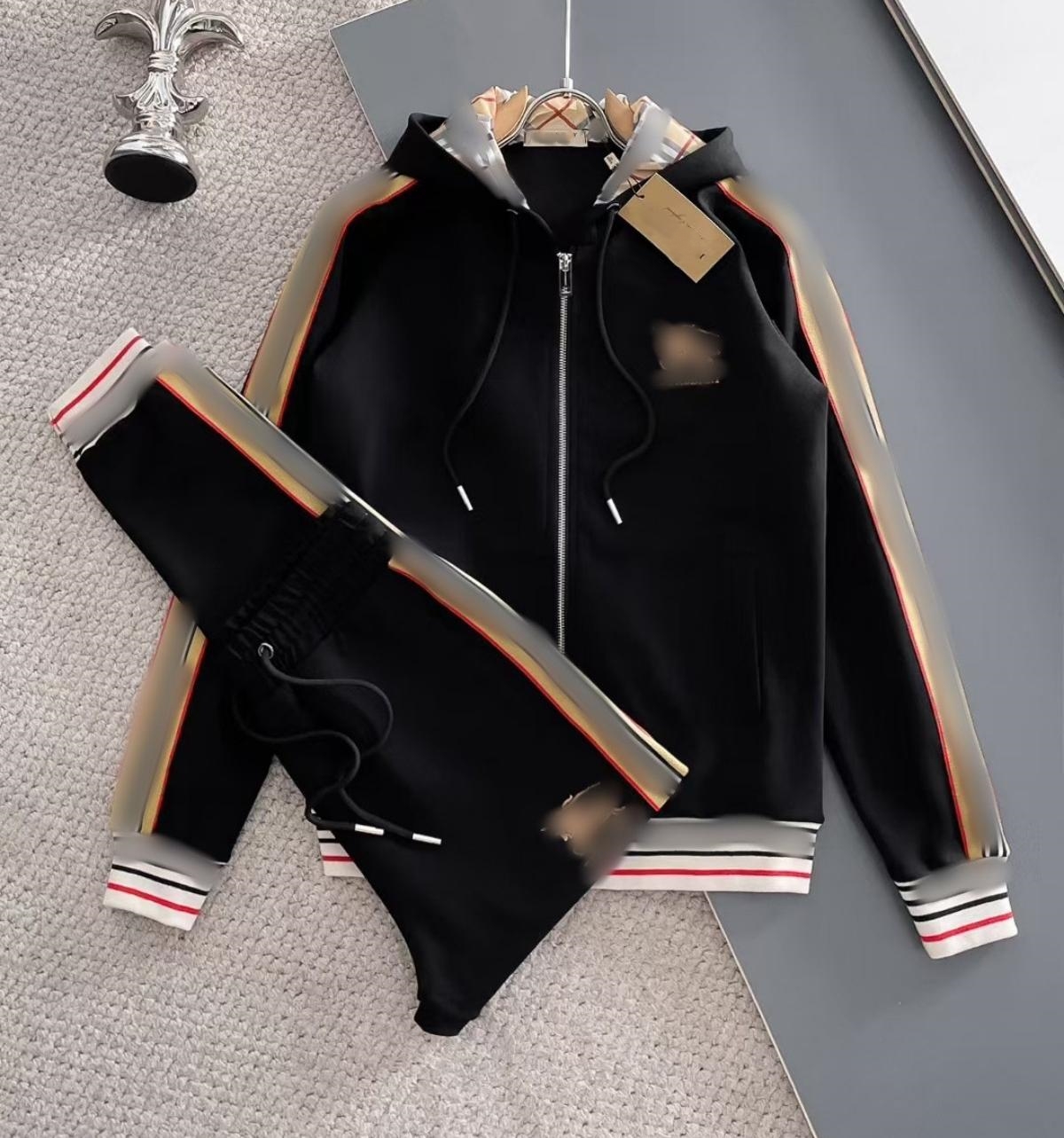 Luxury Designer Tracksuits Casual Mens Womens Sportswear Jacquard Hoody Jogging Hoodie Streetwear Embroidered Hoodies Pant Men Sports Tracksuit Men