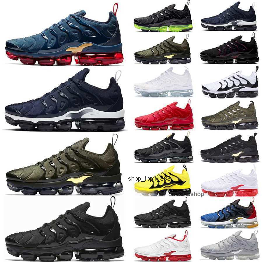 2026 Hardloopschoenen Sporttrainers Sneakers Drievoudig Zwart Kers Koel Grijs Neon Olijf Puur Platina Donkerblauw Tn Plus Voor Heren Grote Maat 12 1
