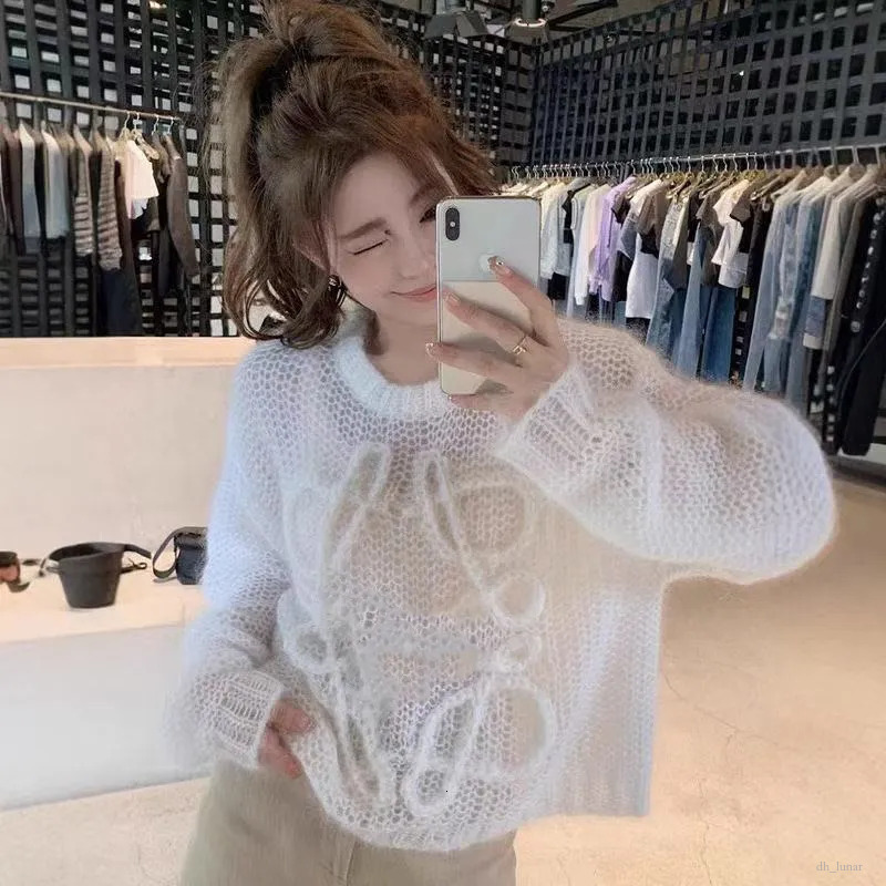 Haut châle tricoté sans manches avec lettres crochetées à la main pour femmes, style décontracté, manteau pull ample, nouvelle collection printem