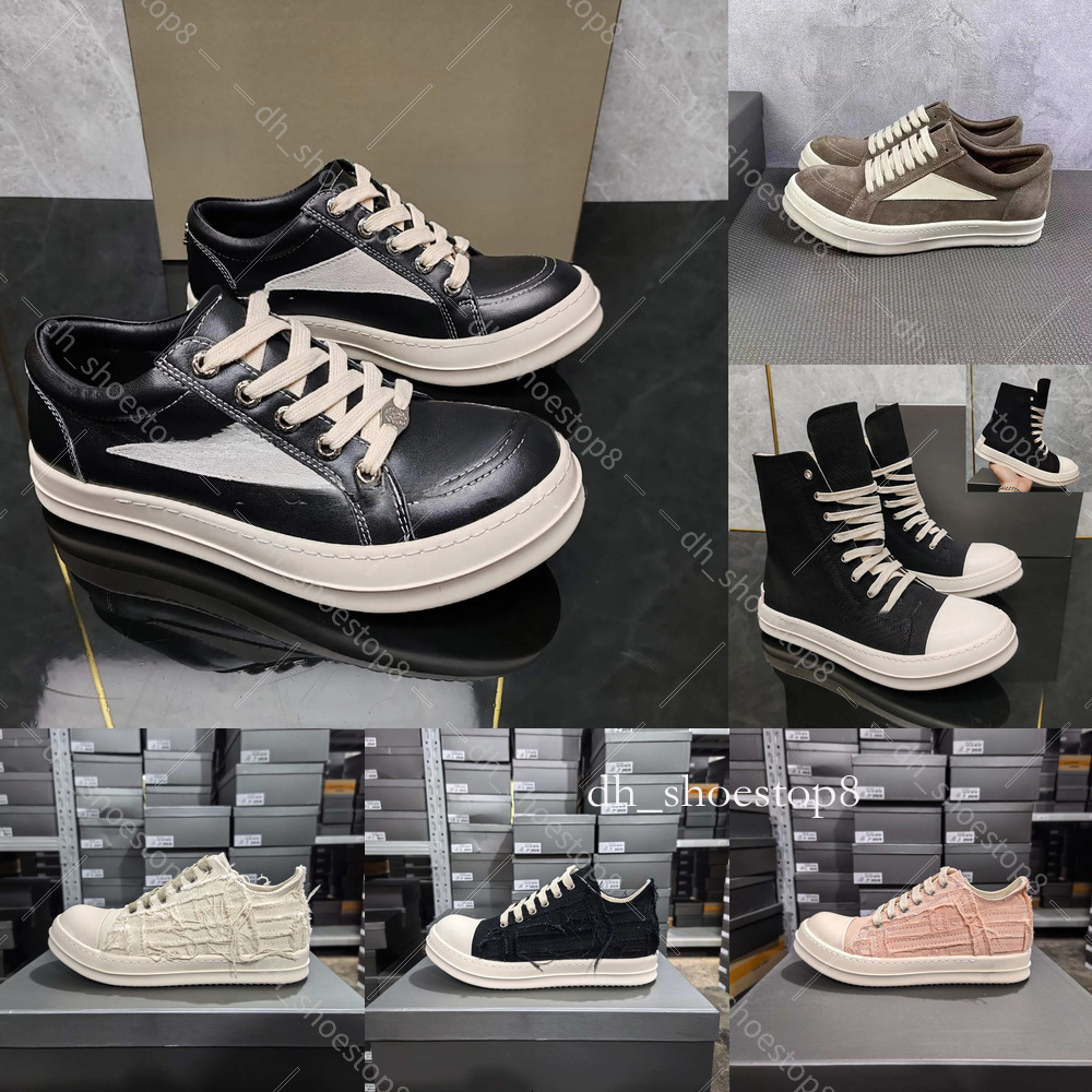 Designer Ro Shoes Casual Shoes Mens Women Low Furry Black White Canvas Genuine Leather RO Boots Luxury Top Horse Hair Suede Brand Sneakers leather C