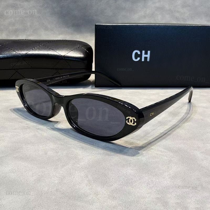 Designer 0621S Sunglasses Oval Slim Cat-eye Frame Luxury Eyewear For Women Men UV400 Protection Fashion cc Y2K Narrow Shades Glasses