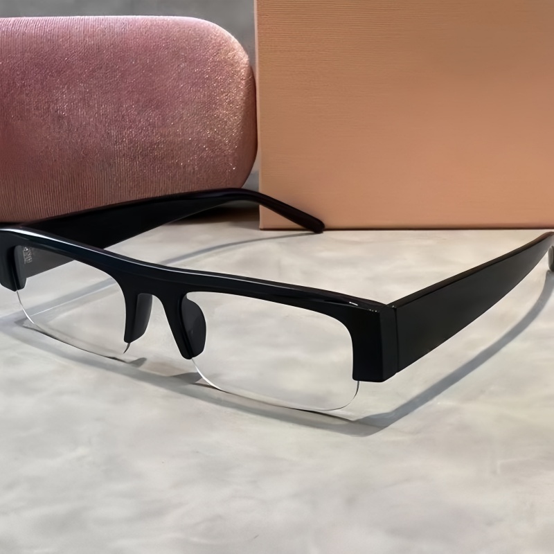 Glasses designer sunglasses women men optical glasses square acetate frame reading glasses casual style outdoor blue light lens anti for driving com