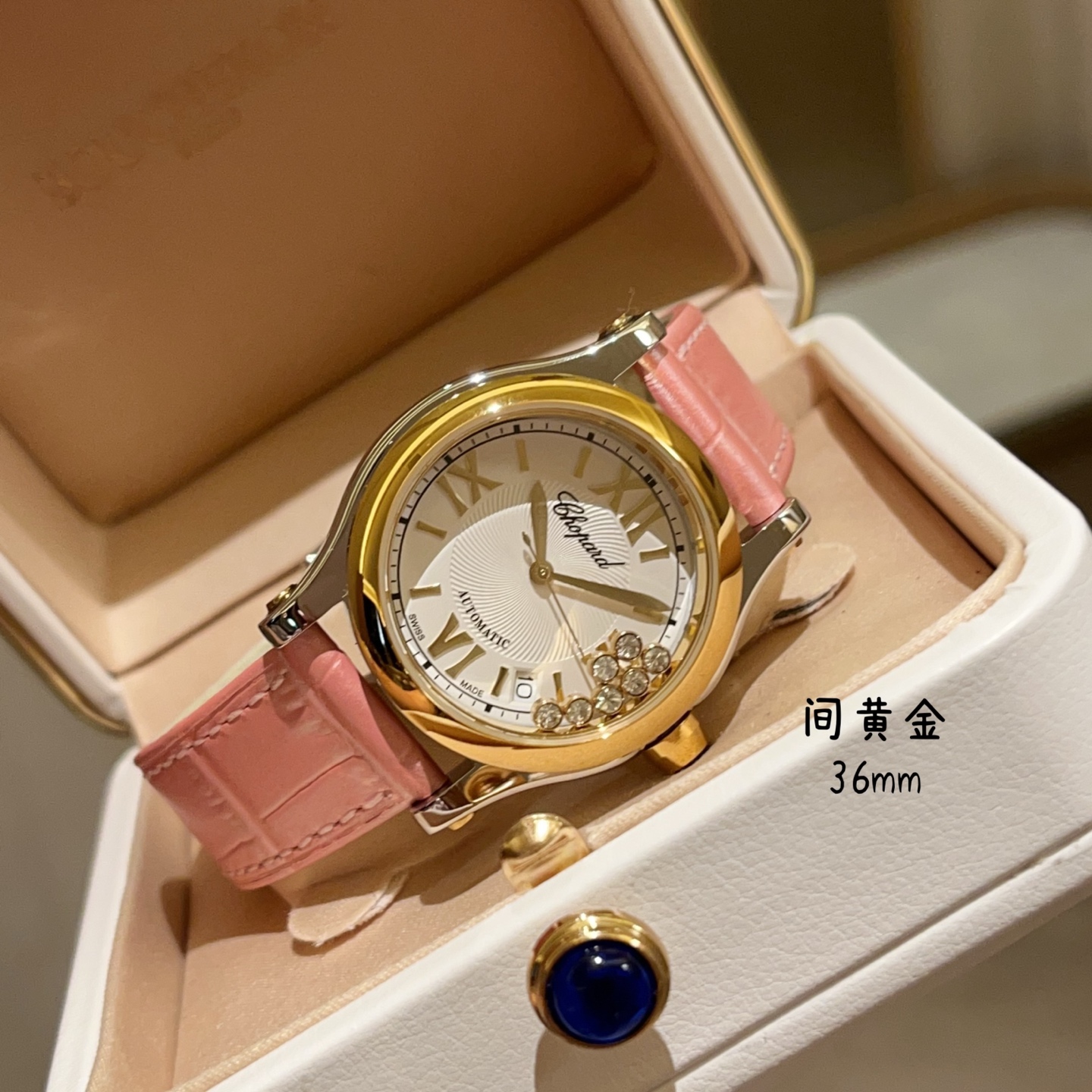 Women CHOPARDity HAPPY DIAMONDS designer Quartz movement Diamond encrusted Watch Full Metal High Quality Automatic watches women's precious sto