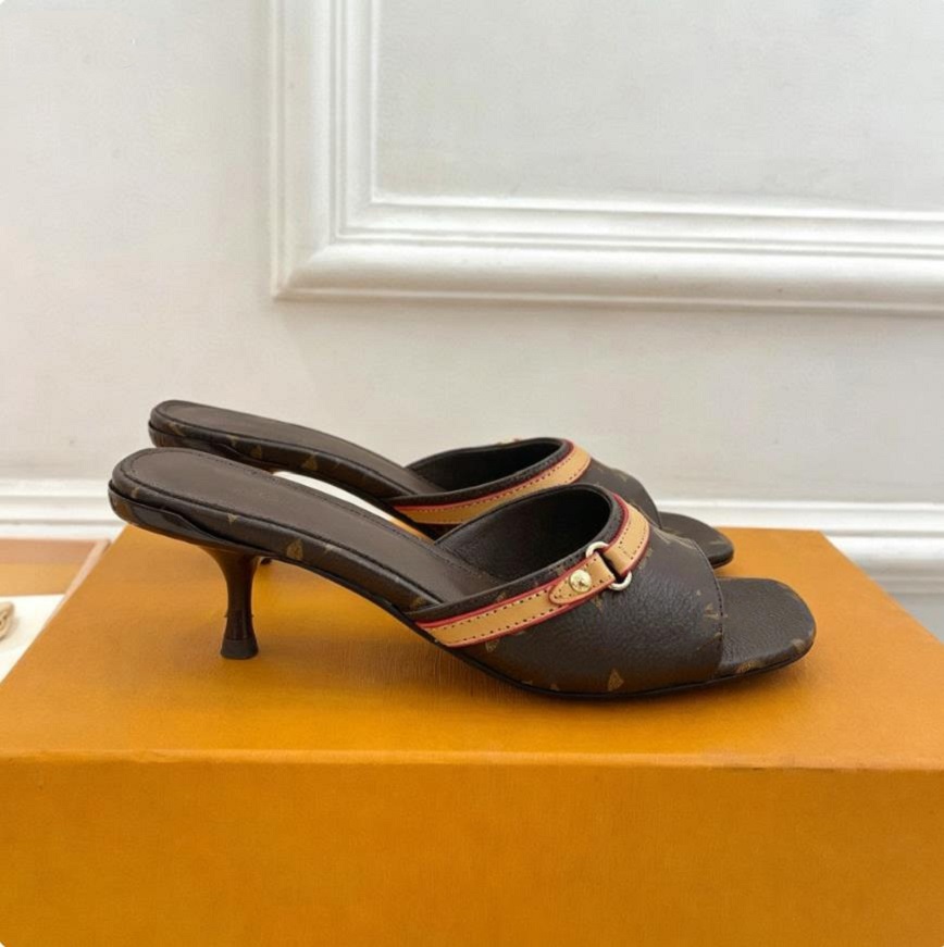 Pantoufle de créateur pour femmes, Mules plates de Cowboy, sandales coulissantes à plateforme, chaussures de plage d'été 35-42