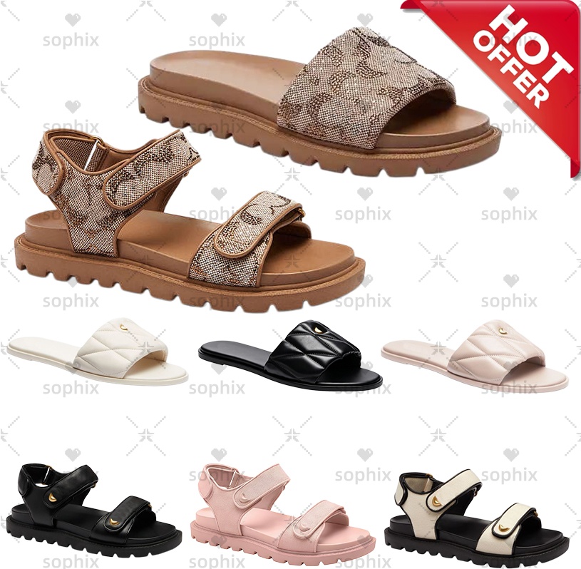 Designer Sandals Slide Brynn Summer Outdoor Sandals Signature Jacquard Famous Designer Shoes Womens Shoes Sandals Fashion Womens Slippers