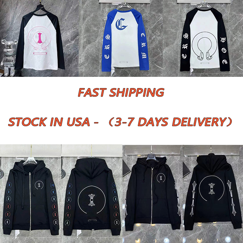 Chrome designer mens t shirt mens hoodies tee jumper ch sweatshirt women sweaters men long sleeve t shirt luxury shirt graphic tee cotton tees women