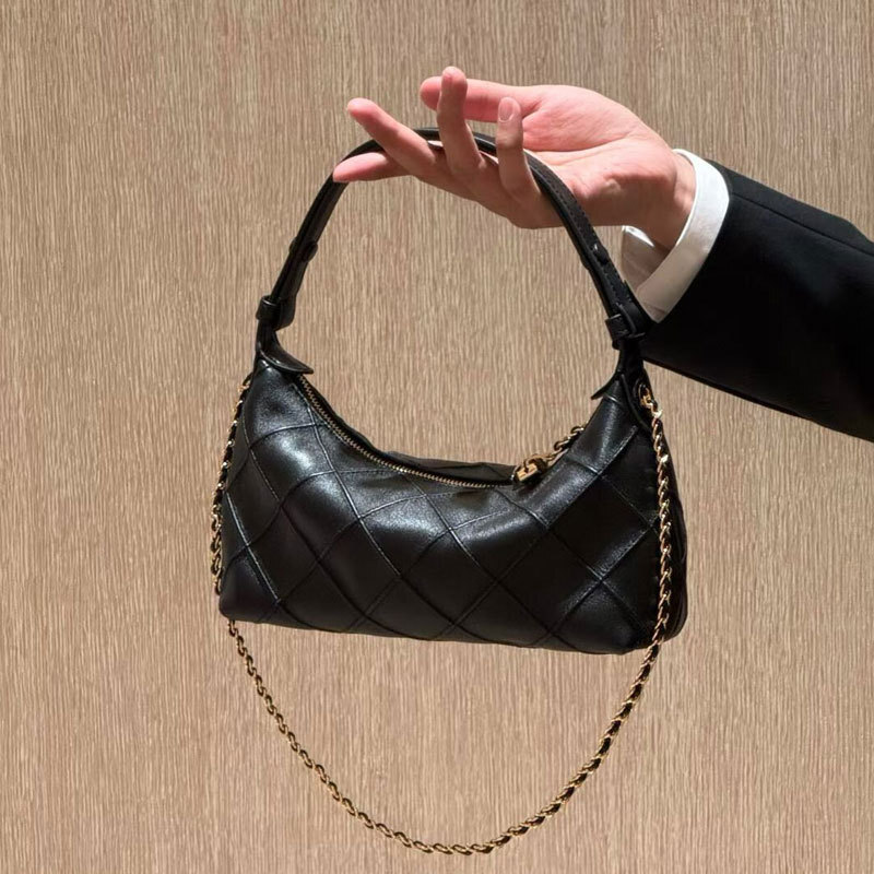 Cross-border TB women's 2026 new model Soft Fleming quilted lunchbox handbag chain pea bag dhmallking