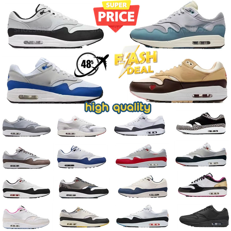 10A 1 designer running 87 men women new classic sneakers Big Bubble Sport Red Obsidian White Black Royal blue Dusty Cactus 87s outdoor leisure sport