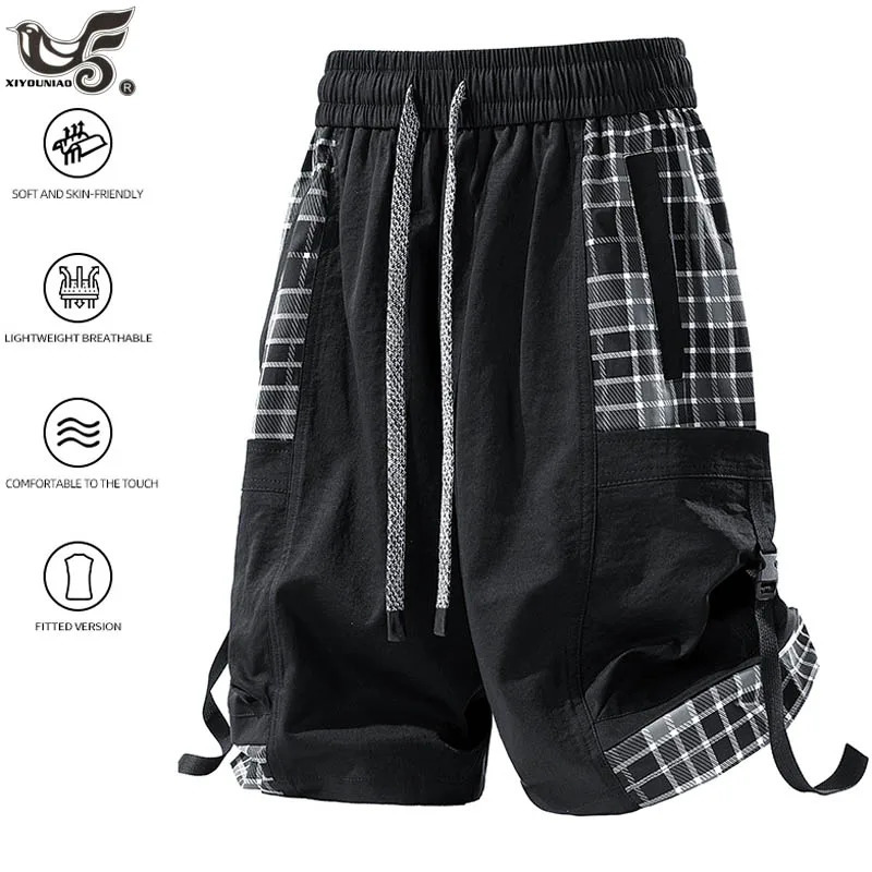 Summer Cropped Trousers Men Multi Pocket Streetwear Camouflage Cargo Shorts Men Clothing Overalls European American Style Shorts 260720BJ