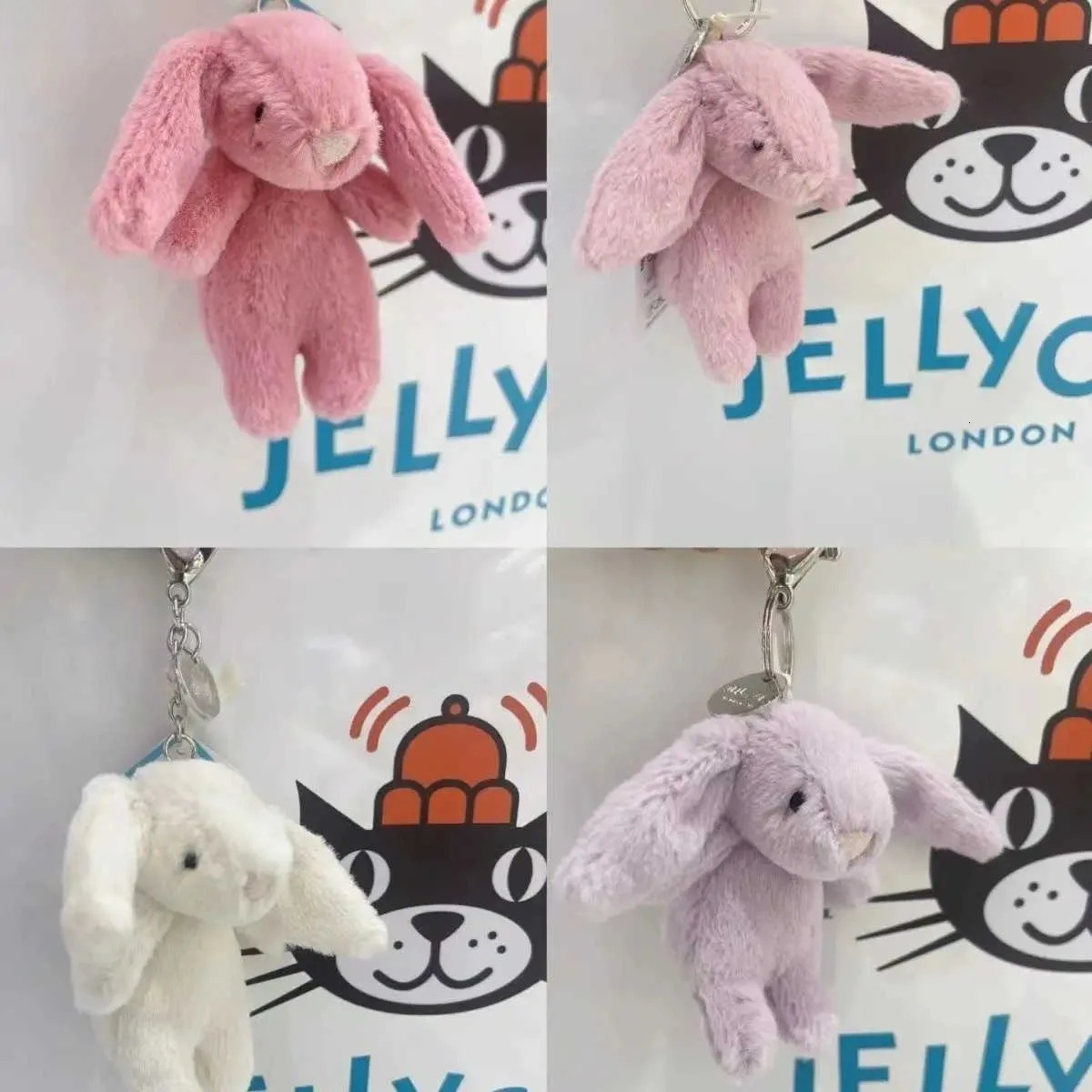 JCBonnie Rabbit Keychain Plush Toy Cloth Childrens Doll Baby Pendant Birthday Gift Cute Special Offer X250524