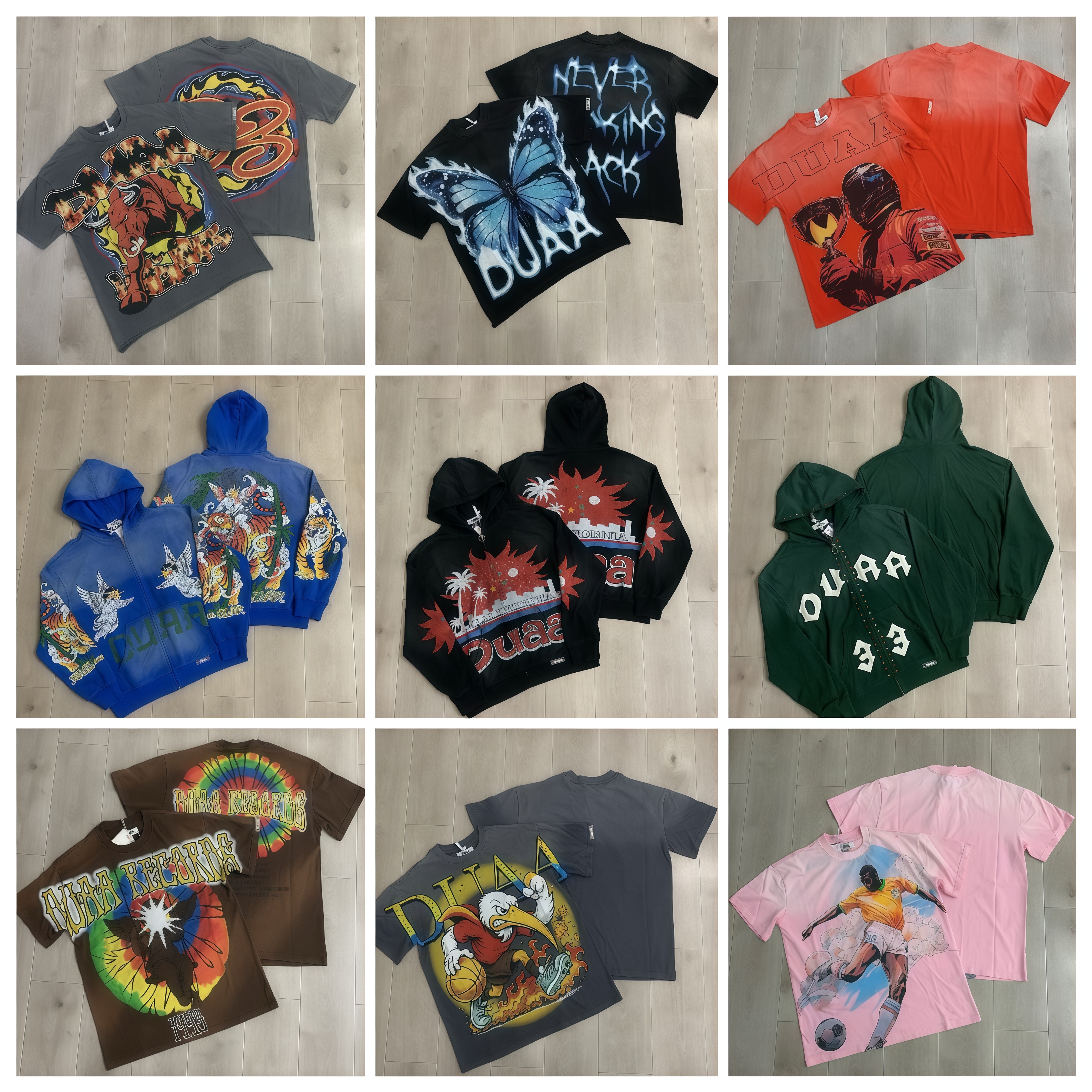 duashirts Survêtements Designer Chemises à capuche 100% coton Hauts à manches longues Veste à glissière Tshirt Hommes Y2k Sweat à capuche Rétro F