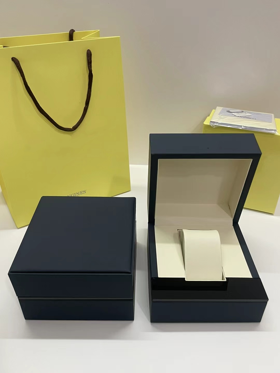 Top Quality Boxes LONGINity Original Box Accessories wholesale montre Watches Booklet Card Tags and Papers In English Swiss Watches Boxes Many are t