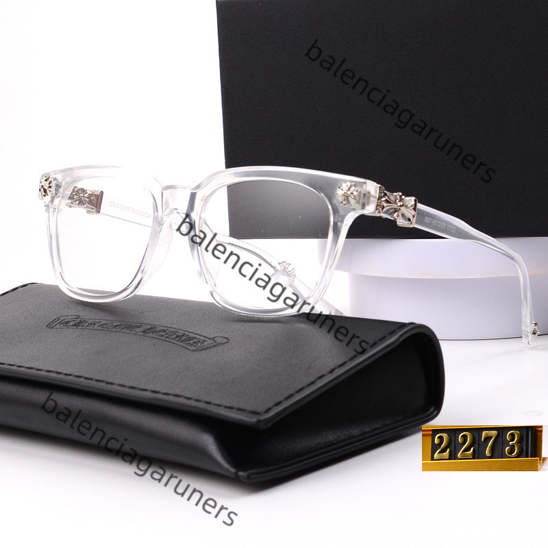 luxury sunglasses for women designer sun glasses men eye frames woman 2273 black frame transparent new ins style unisex eyeglas''chrome�