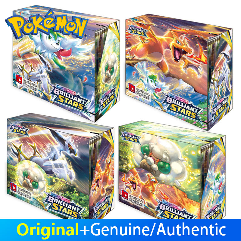 Vente chaude de cartes étoiles brillantes boîte de Booster Pokemon aveugle 360 pièces/1 boîte