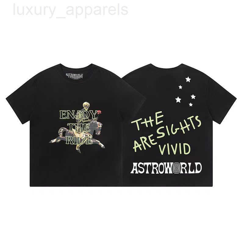 Travi Scott Shirts Mens Designer Punk Style T Shirt Classic Graffiti Roaring Print Travily Scottly Tee Hip Hop Tshirts Hip Hop American High Street