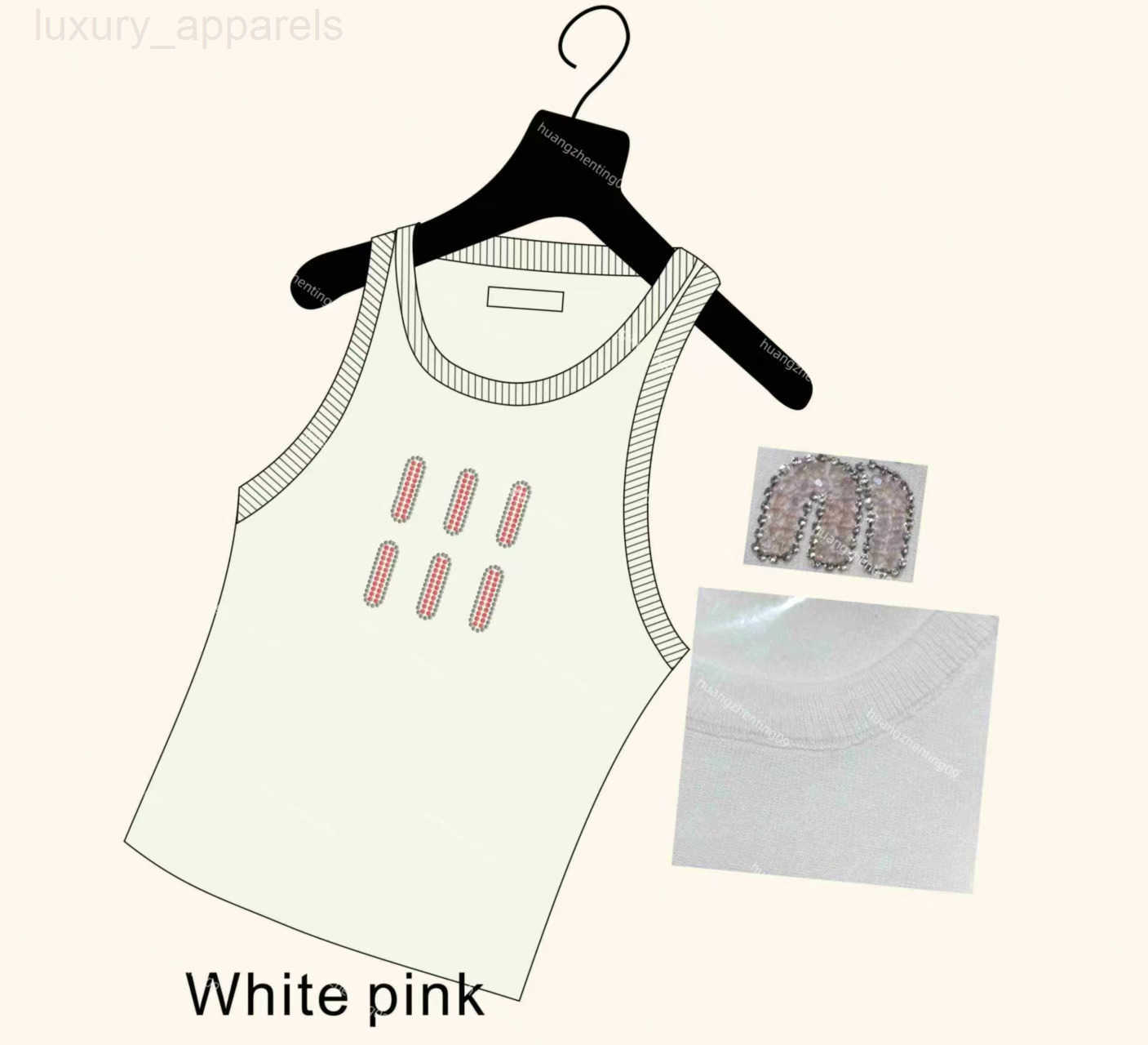 Womens T-shirt designer Womens sexy Halter top Party cut embroidered tank top Spring/Summer open back shirt