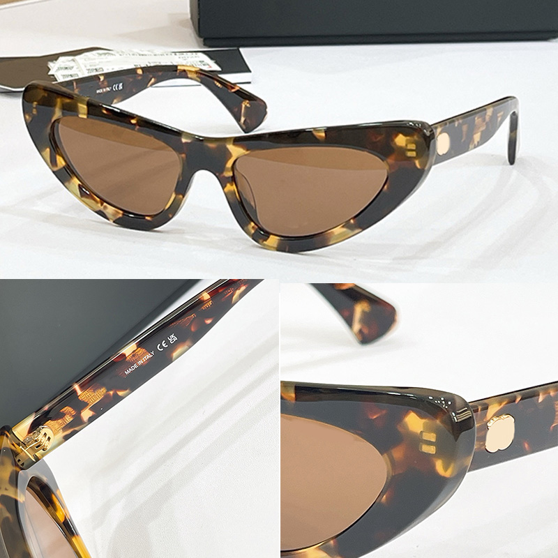 CH9203 Fashionable Womens Cat Eye Sunglasses Designer Mother Pearl Decoration Temple Set Cat Eye Glasses Y2K Style Womans Summer Pool Party Sunglass