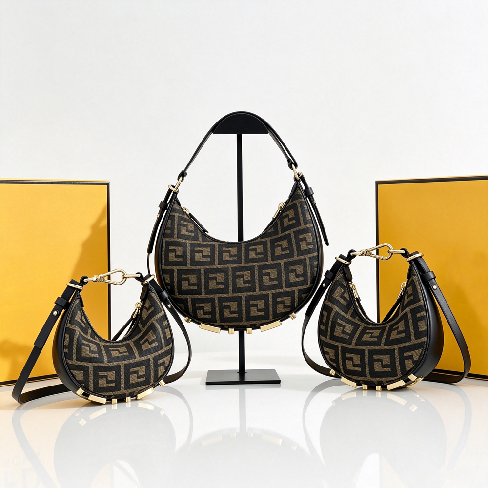 TOP Quality Designer bag Shoulder bag Crossbody bag Luxury Shoulder bag Advanced Half Moon Package Classic Women Handbag 10A Mini Handbag Multi Func