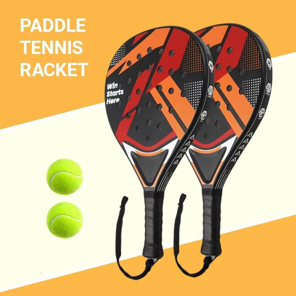 2026 New Budget Friendly Padel Tennis Racket For outdoor Beginners Intermediates Durable Anti Vibration Handle Plastic Grip J260721 Free Shipping