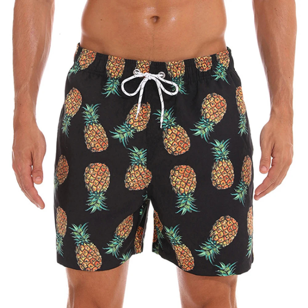 Summer Mens Surf Board Floral Print Swimwear Swimming Beachwear Belt Jogging Running Quickly Dry Plus Size Shorts 260720