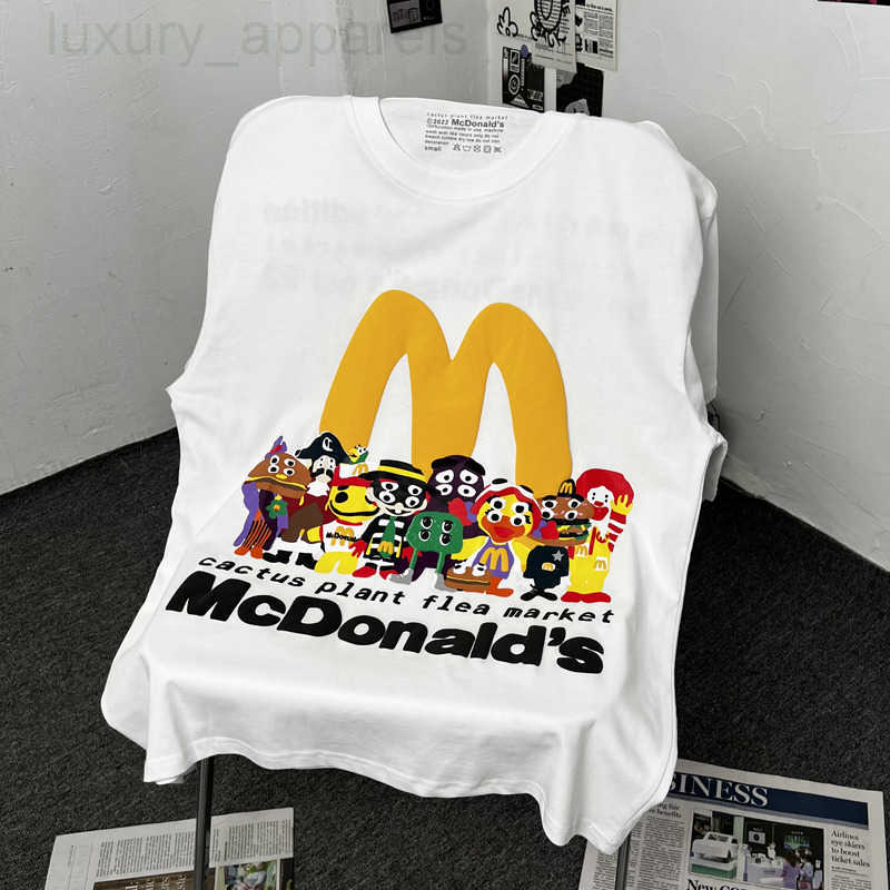 Mens T-Shirts Free shipping American CPFM joint name Tees T shirt Cactus Plant Flea Market Cpfm Mcdonalds Co Branded comfortable and breathable Shor