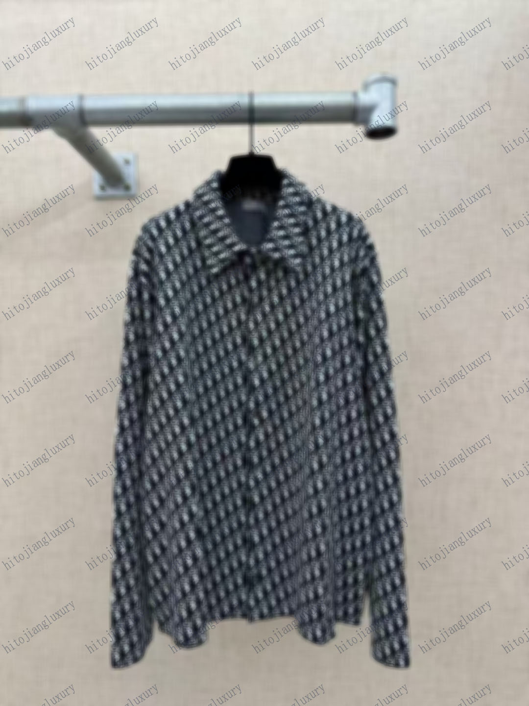 Geruite gestreepte merkoverhemden voor heren Designer knoop luxe lange mouwen Formele designer knoop up222