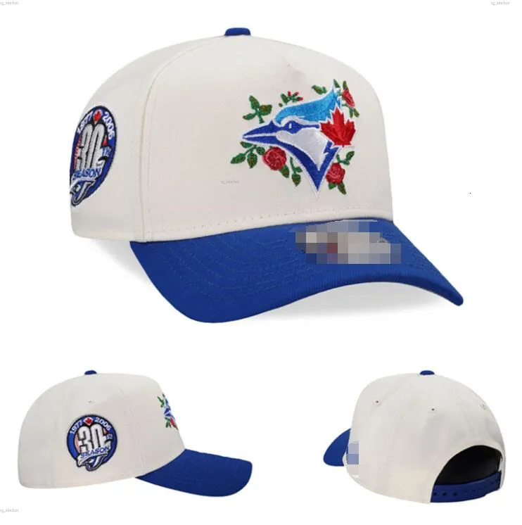 2026 Casquette classique pour hommes Blue Jays Flat Peak World series Snapack Strapback Heart Pleine taille Casquettes fermées Mode Hip Hop Femme