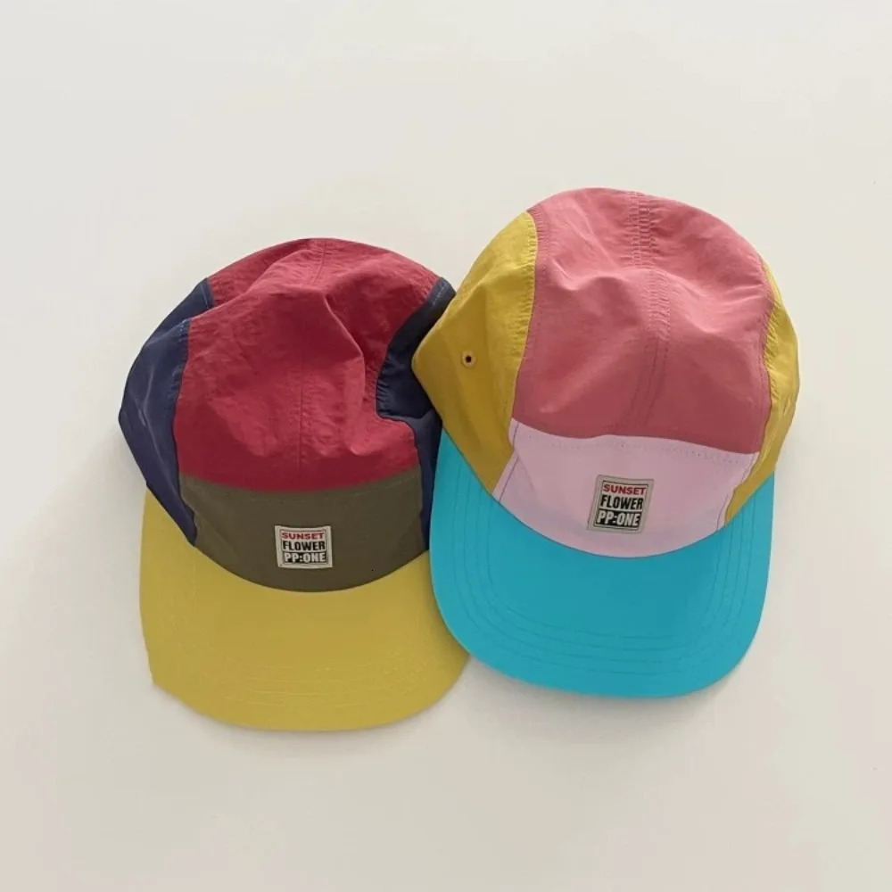 Retro Japanese Style Hip-hop Hats Thin Quick-drying Flat Brimmed Baseball Cap Breathable 5 Panel Sunscreen Hat Unisex 260720