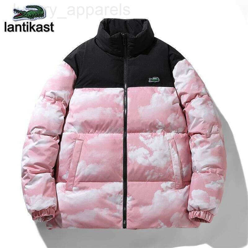 Noble designer hoodie Crocodile LANTI KAST Ultra-Lightweight Down Jacket Short Style Autumn Winter New Stand Collar Casual Warm Mens Coat Women LANT