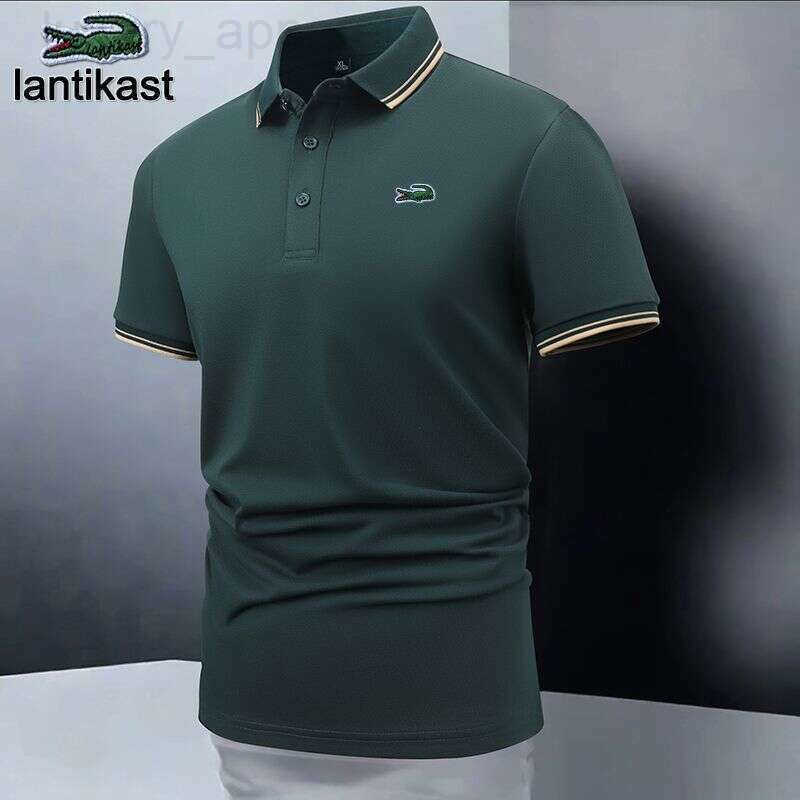 Noble Crocodile Summer New Short designer hoodie Sleeve Polo Shirt Sports Casual Breathable Turn-down Collar Fashion T-shirt Mens Trendy Clothing