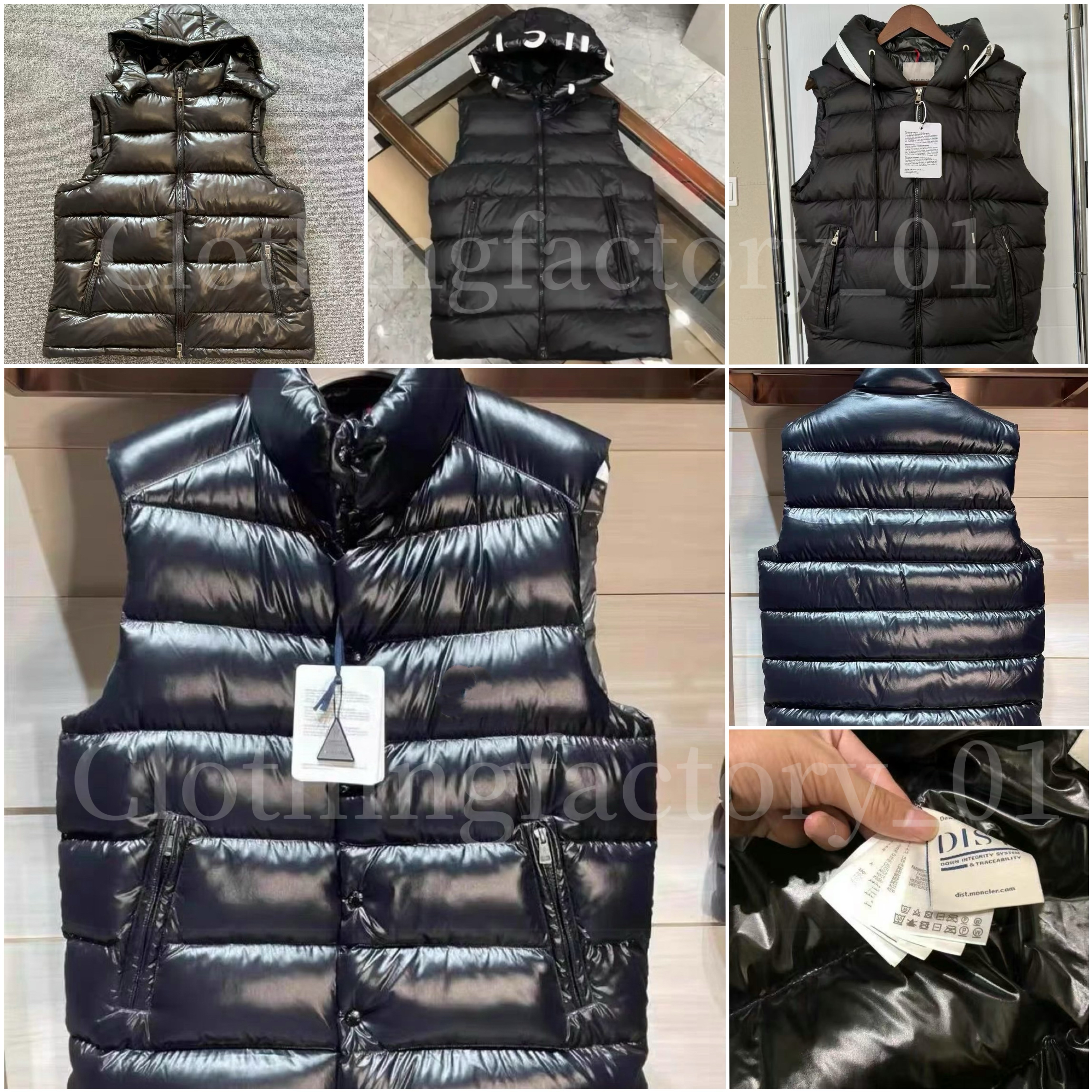 Jackets men designer Men vests top designer gilets puffer Winter jacket Windbreaker Jacket High quality Embroidery zipper Waterproof Outwear down Co