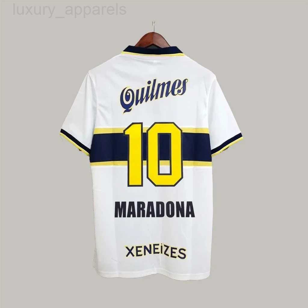 Classic Retro Hot Selling Boca Juniors Jersey Mens Sports Casual T-shirt Short Slved Comfortable Trendy Player Version Top L260312