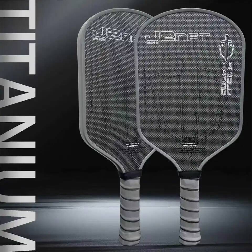 2026 New New SWORD SHIELD J2nft Titanium Wire Outdoor Woven Surface 16Mm Honeycomb Core Pickleball High Spin outdoor Paddle Perfect Sports Gear Free