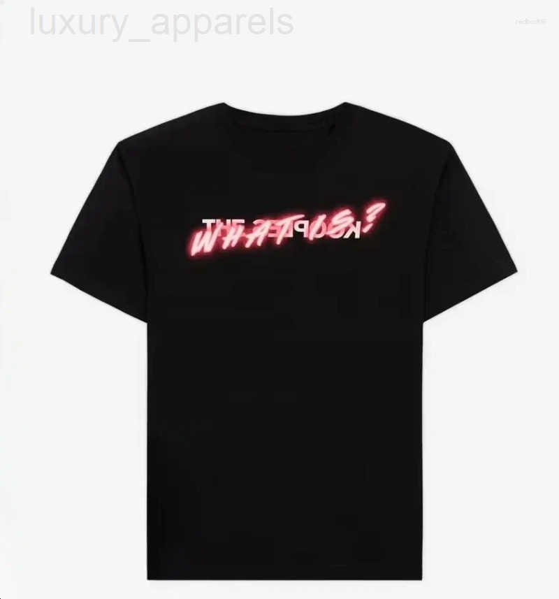 Mens T Shirts 2025 Summer Brand Graphic Printing Men Women Casual Loose T-shirt Kooples Printed O-neck Tops Tees